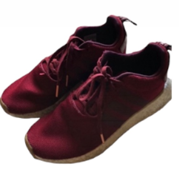 ⚡️ Adidas Boost Burgundy Sneakers Athletic Shoes - Size 7.5 ⚡️ - Picture 2 of 8